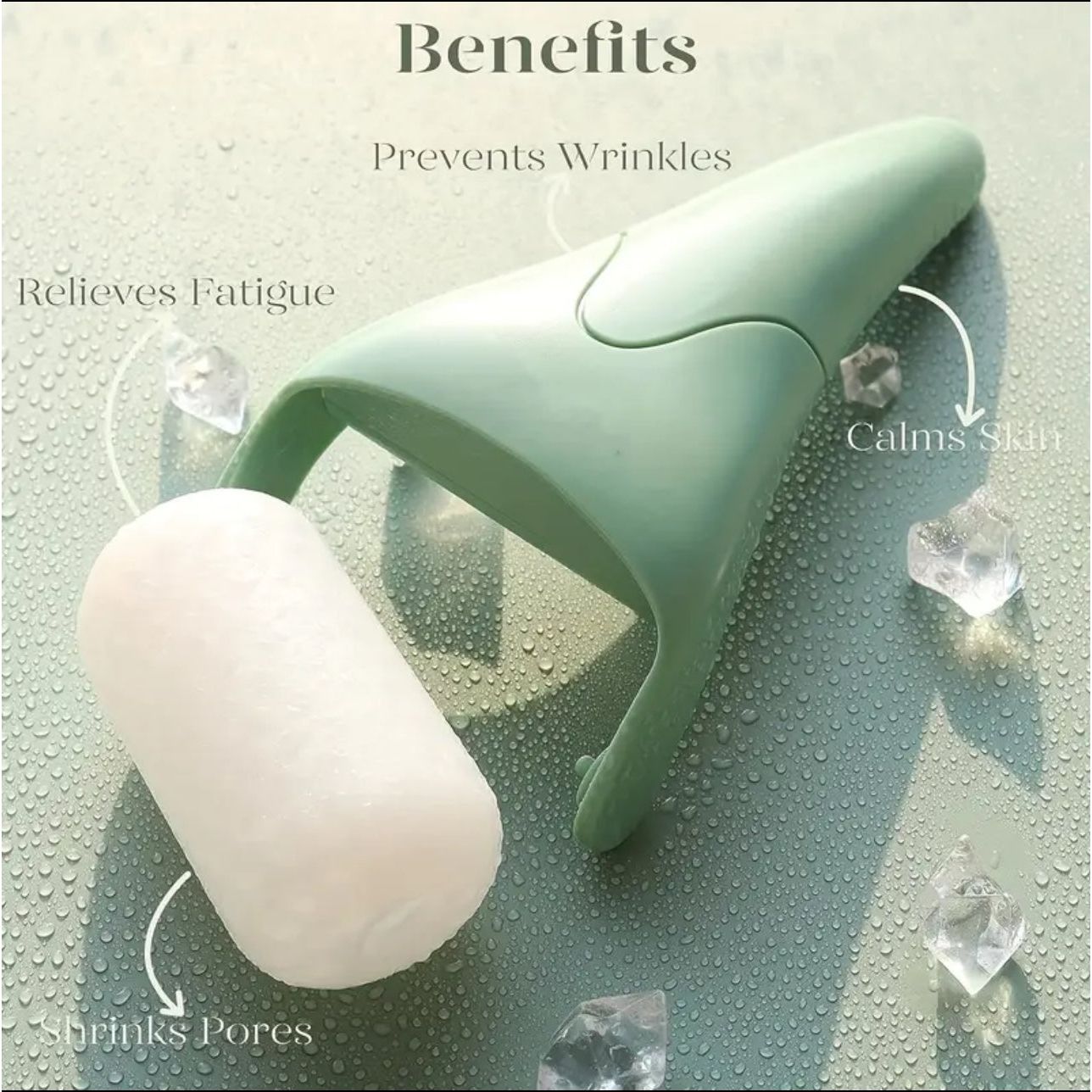 Pink Large Ice Roller for Face and Eyes