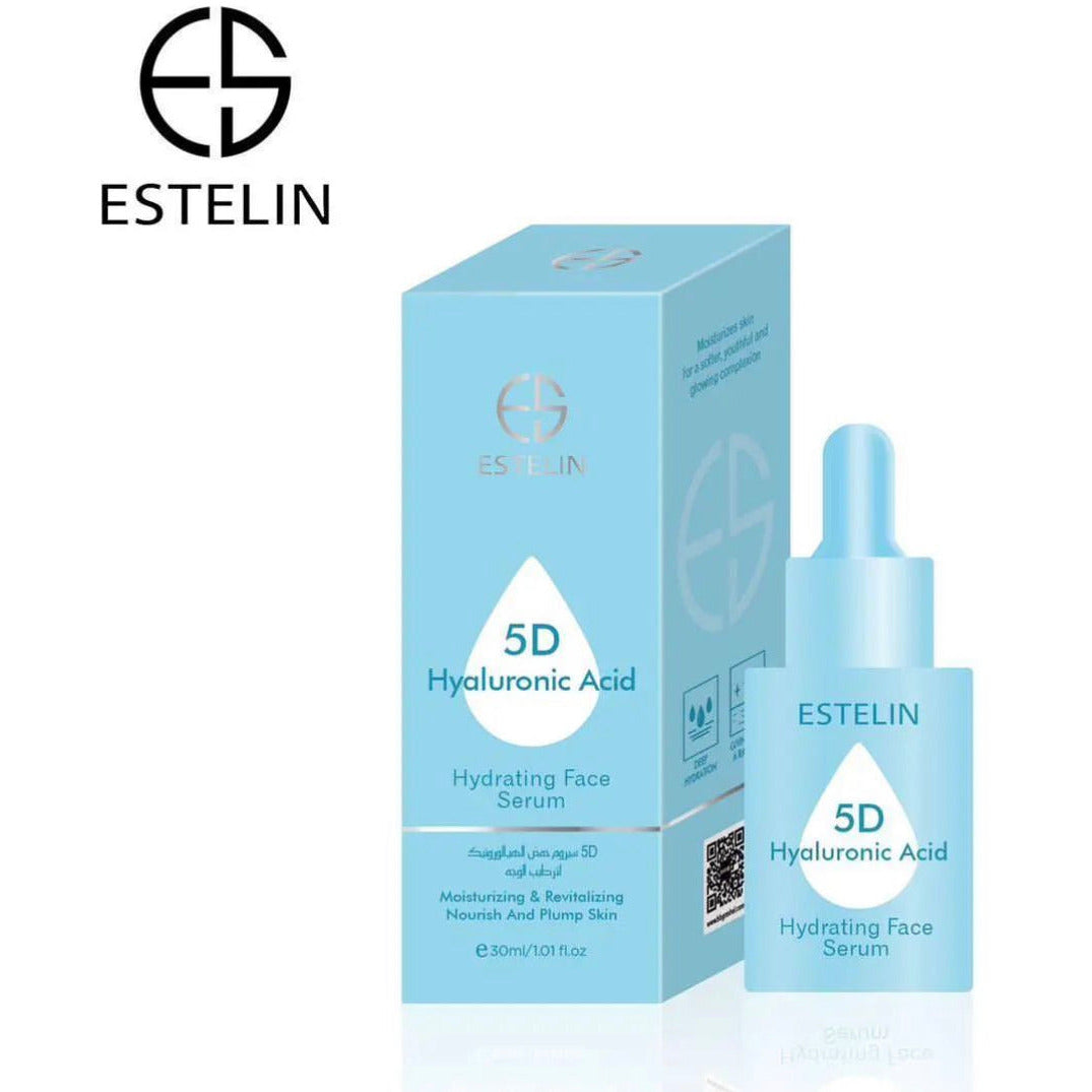 Combo - Estelin Face Serum (5D Hualuronic Acid + Vitamin A Retinol + Vitamin C Turmeric)