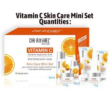 Dr Rashel Vitamin C Brightening & Anti - Aging Skin Cleansing Mini Set 6 Piece