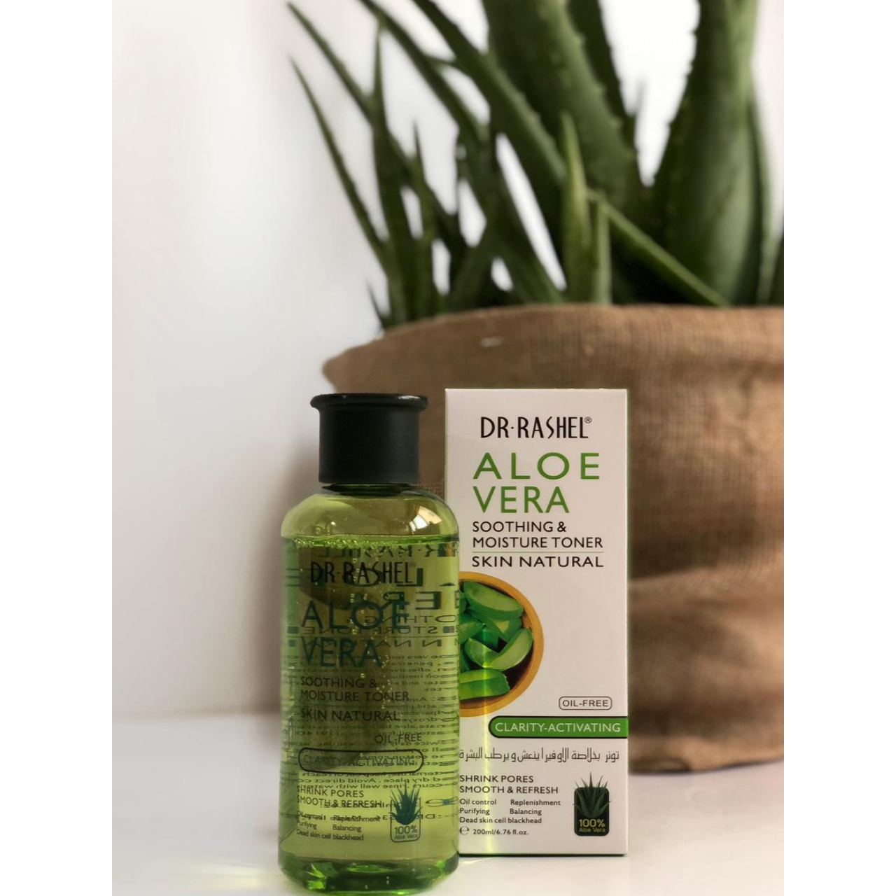 Dr. Rashel Aloe Vera Soothing & Moisture Toner Skin Natural Oil-Free Clarity-Activating