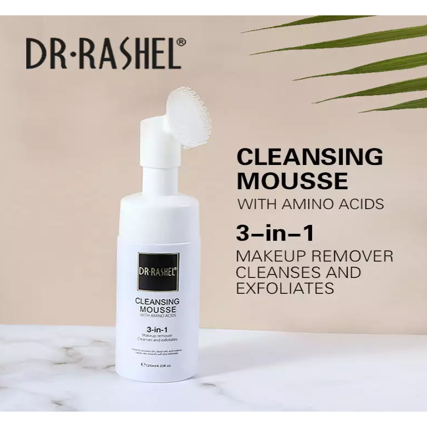 Dr. Rashel Cleansing Mousse 3-in-1 Makeup, Cleanses and Exfoliates