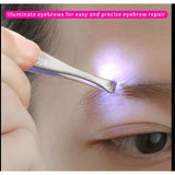 Tweezer With LED Light,Stainless Steel