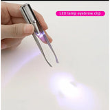 Tweezer With LED Light,Stainless Steel