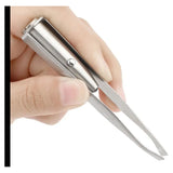 Tweezer With LED Light,Stainless Steel