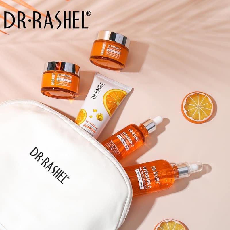 Dr.Rashel Vitamin C Skin Care 5 Piece Set with Bag – Dr Rashel