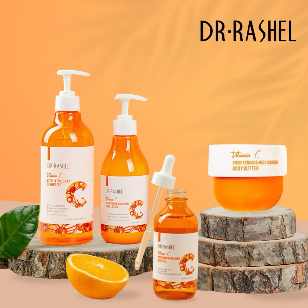 Dr. Rashel Vitamin C Brighteing & Nourishing Body Care 4 Piece Set