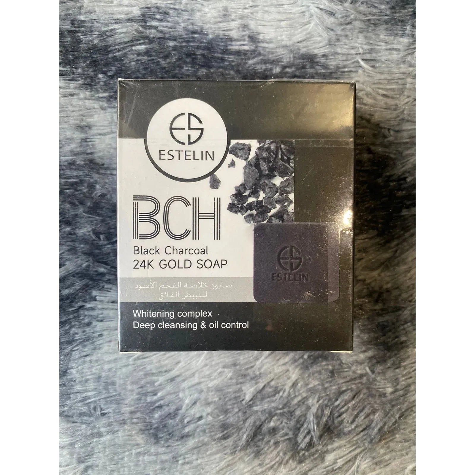 Estelin Black Charcoal 24K Gold Soap