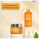 Dr Rashel Skin Care Vitamin C Brightening & Anti Aging  Serum And Cream Set- 2 Piece Set