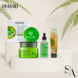 Combo - Dr. Rashel Aloe Vera Soap, Face Serum, Facial Peeling/Scrub & Moisture Cream Day/Night Mask