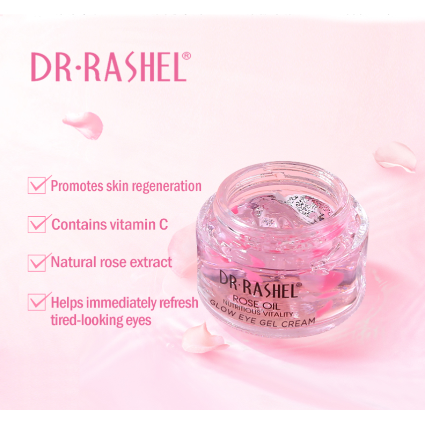 Dr. Rashel Rose Oil Nutritious Vitality Glow Eye Gel Cream