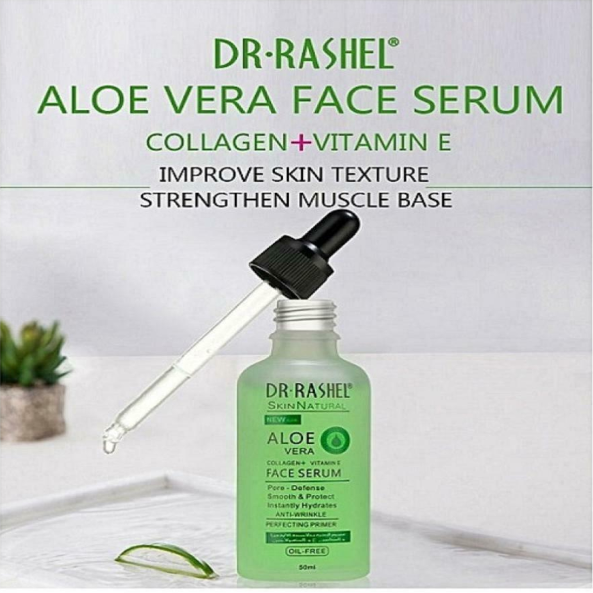 Dr. Rashel Aloe Vera Collagen+Vitamin E Face Serum Perfecting Primer