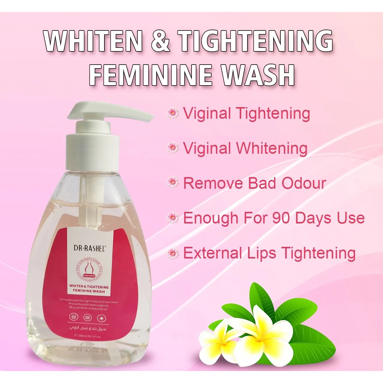 Dr. Rashel PH-Balanced Whiten & Tightening Feminine Wash