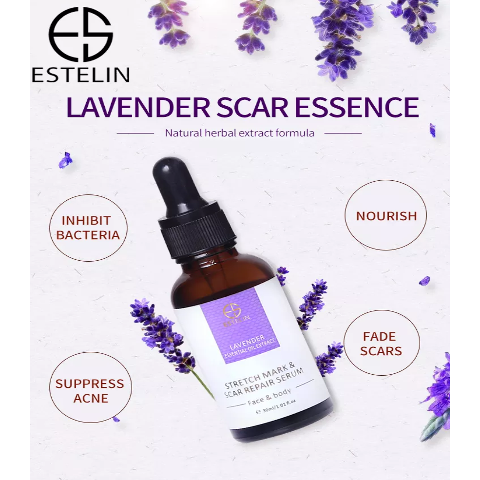Estelin Lavender Essential Oil Extract Stretch Mark & Scar Repair Serum