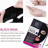 Pack of 5 - Estelin Charcoal White Hydrating Black Mask