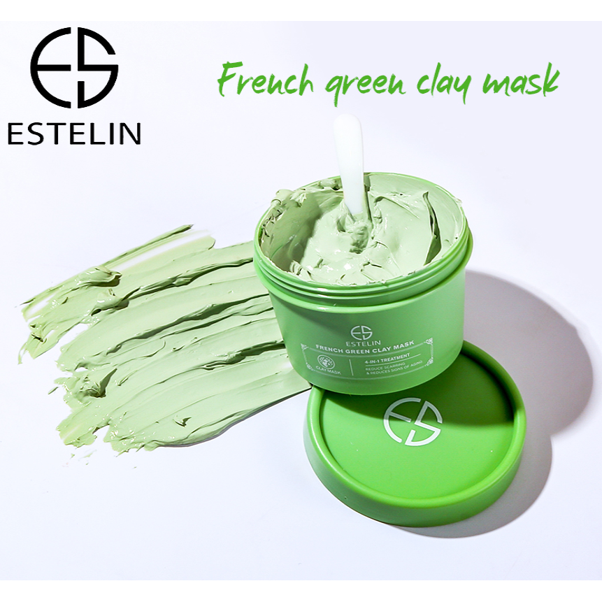 Estelin French Green Clay Mask 4-in-1 Treatment