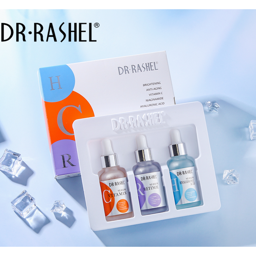 Pack of 3 - Dr. Rashel Complete Facial Serum Set