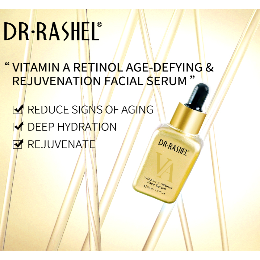 Combo - Dr. Rashel Vitamin A Rentinol Face Serum, Hyaluronic Acid Primer Serum & Vitamin C  Primer Serum