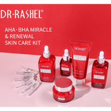Dr. Rashel Alpha Hydroxy Acid AHA BHA Miracle Renewal Skin Care Kit 11 Piece Set