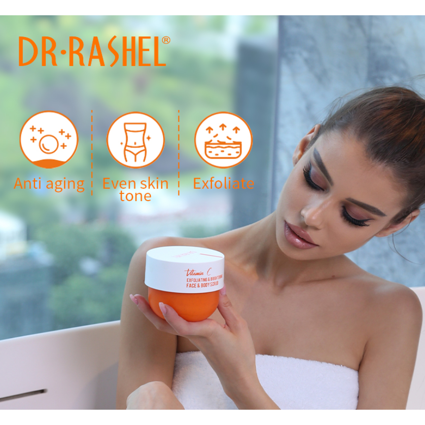 Dr. Rashel Vitamin C Exfoliating & Brightening Face & Body Scrub Dr