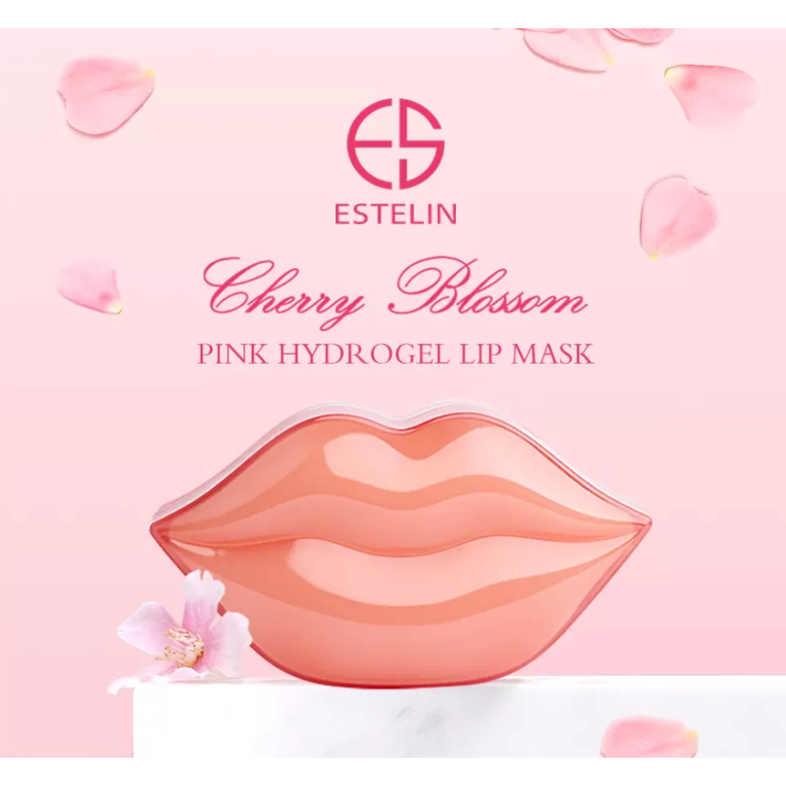 Estelin Cherry Blossom Pink Hydrogel Lip Mask