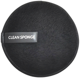 Dual Facial Cleaning Sponge - Black