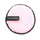 Dual Facial Cleaning Sponge - Pink